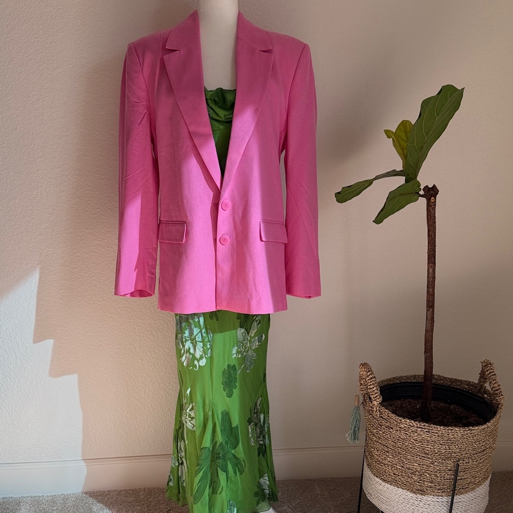 Farm Rio Pink Blazer - Picture 2 of 7
